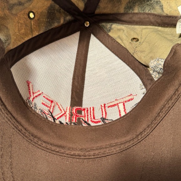 Vintage Turkey Hunter Snapback Hat Cap Trucker - Picture 7 of 8